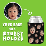 Your Face On A Stubby Holder