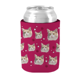 Your Pet Cat Face (Pink) - Kit 3 (Stubby Holder, Ceramic Mug, Trucker Hat & Schooner Glass)