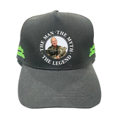 The Man, The Myth, The Legend Black - Kit 2 (Stubby Holder, Trucker Hat & Schooner Glass)