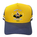 Happy First Father's Day Stubby, Trucker Hat & Schooner Glass Kit