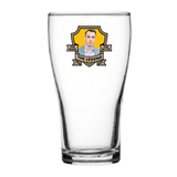 The Man, The Myth, The Legend  ( Red ) Schooner Glass