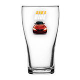 Dad's Ride Schooner Glass