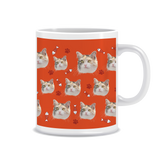 Your Pet Cat Face Ceramic Mug