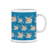 Your Pet Cat Face Ceramic Mug