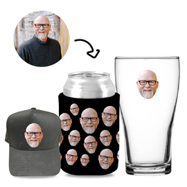 Your Face - Kit 2 (Stubby Holder, Trucker Hat & Schooner Glass)