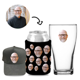 Your Face - Kit 2 (Stubby Holder, Trucker Hat & Schooner Glass)