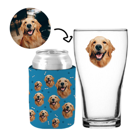 Your Pet Blue - Kit 2 (Stubby Holder & Schooner Glass)