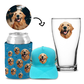 Your Pet Blue - Kit 2 (Stubby Holder, Trucker Hat & Schooner Glass)