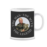 The Man, The Myth, The Legend Ceramic Mug ( Black )