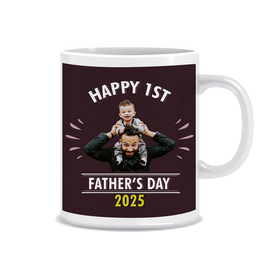 Happy First Father's Day Ceramic Mug