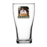 Get On The Beers Schooner Glass