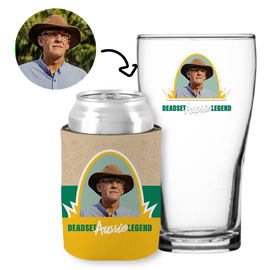 Deadset Aussie Legend - Kit 2 (Stubby Holder & Schooner Glass)