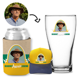 Deadset Aussie Legend Stubby, Trucker Hat & Schooner Glass Kit