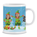 Happy Holiday Five Faces Kit - 1 (Stubby Holder & Ceramic Mug)