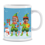 Happy Holiday Five Faces Kit - 1 (Stubby Holder & Ceramic Mug)