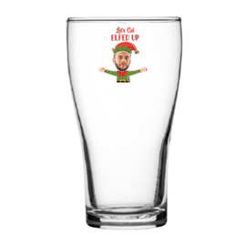 Let’s Get Elfed Up Christmas Schooner Glass
