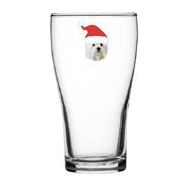 Your Pet Christmas Schooner Glass