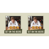 Get On The Beers Ceramic Mug