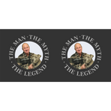 The Man, The Myth, The Legend Ceramic Mug ( Black )
