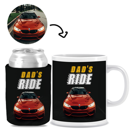Dad's Ride - Kit 1 (Stubby Holder & Ceramic Mug)