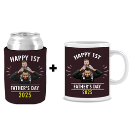 Happy First Father's Day - Upgrade 1 (Add Ceramic Mug)