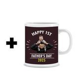 Happy First Father's Day - Upgrade 1 (Add Ceramic Mug)