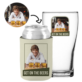 Get On The Beers - Kit 2 (Stubby Holder & Schooner Glass)