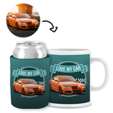 Love My Car - Kit 1 (Stubby Holder & Ceramic Mug)
