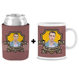 The Man, The Myth, The Legend Red - Upgrade 1 (Add Ceramic Mug)