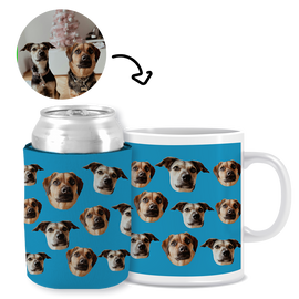 Multiple Pets (2 Different Face) Kit - 1 (Stubby & Mug)