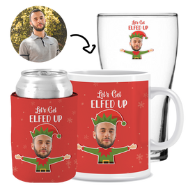 Let’s Get Elfed Up - Kit 3 (Stubby Holder, Ceramic Mug & Schooner Glass)