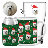 Your Pet Christmas - Kit 3 (Stubby Holder, Ceramic Mug & Schooner Glass)