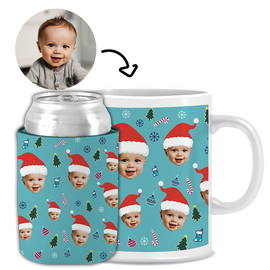 Your Santa Christmas - Kit 1 (Stubby Holder & Ceramic Mug)