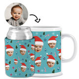 Your Santa Christmas - Kit 1 (Stubby Holder & Ceramic Mug)
