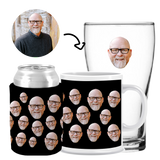 Your Face - Kit 3 (Stubby Holder, Ceramic Mug & Schooner Glass)
