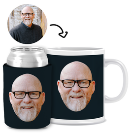 Your Face (Single Face) - Kit 1 (Stubby Holder & Ceramic Mug)