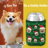 Your Pet Christmas Stubby Holder- Multiple Face