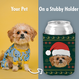 Your Pet Christmas Stubby Holder- Single Face